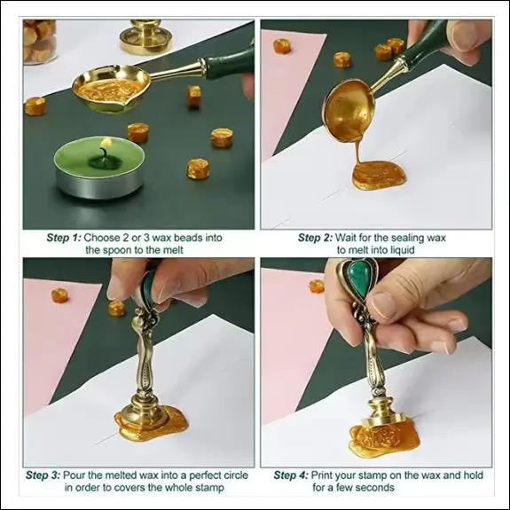 Creating a traditional wax seal